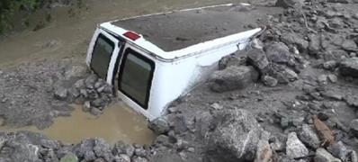 California Earthquake Mt Baldy Flood 2014